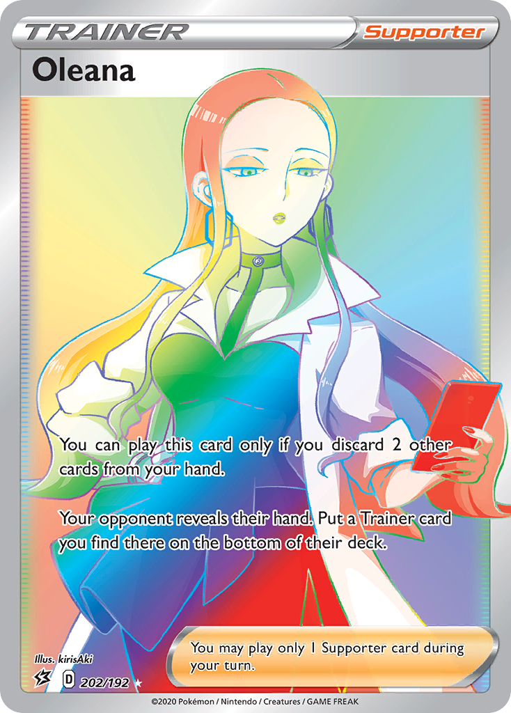 Oleana (202/192) [Sword & Shield: Rebel Clash] - Destination Retro
