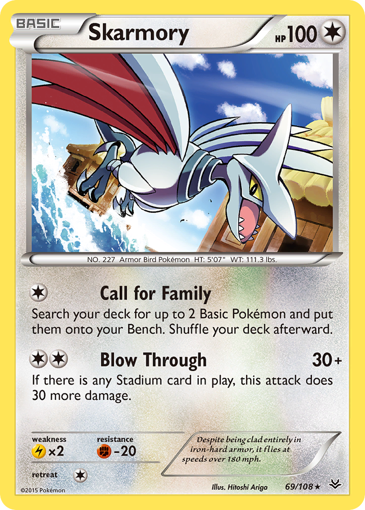 Skarmory (69/108) [XY: Roaring Skies] - Destination Retro