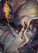 Serra Faithkeeper Art Card (Gold-Stamped Signature) [March of the Machine Art Series] - Destination Retro