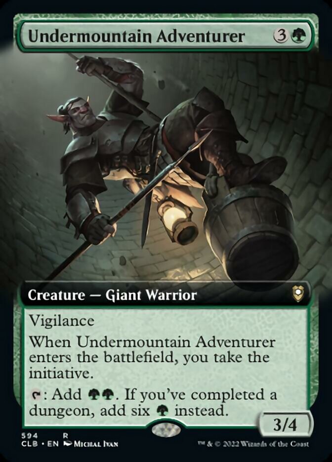 Undermountain Adventurer (Extended Art) [Commander Legends: Battle for Baldur's Gate] - Destination Retro