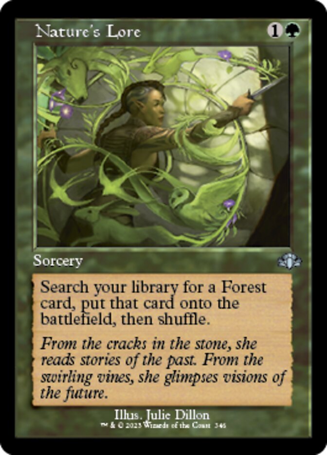 Nature's Lore (Retro) [Dominaria Remastered] - Destination Retro