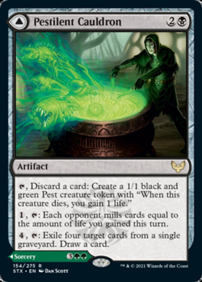 Pestilent Cauldron // Restorative Burst [Strixhaven: School of Mages] - Destination Retro