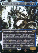 Malcator, Purity Overseer (Borderless Ichor Step-and-Compleat Foil) [Phyrexia: All Will Be One] - Destination Retro