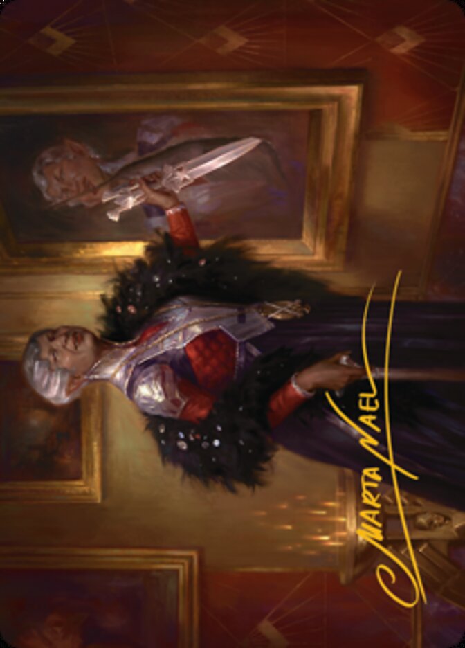 Evelyn, the Covetous Art Card (Gold-Stamped Signature) [Streets of New Capenna Art Series] - Destination Retro