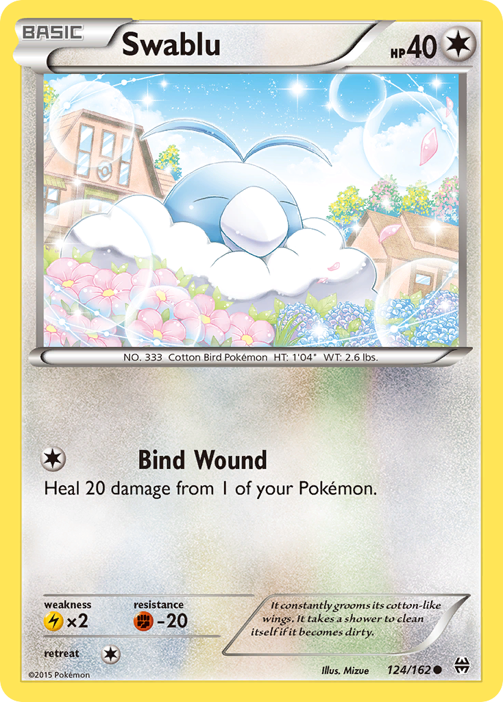 Swablu (124/162) [XY: BREAKthrough] - Destination Retro