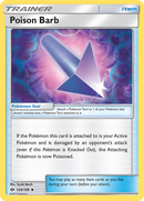 Poison Barb (124/149) [Sun & Moon: Base Set] - Destination Retro