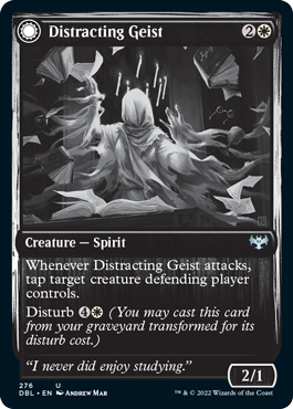 Distracting Geist // Clever Distraction [Innistrad: Double Feature] - Destination Retro