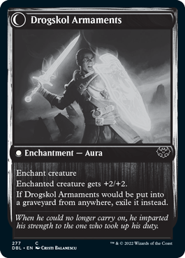 Drogskol Infantry // Drogskol Armaments [Innistrad: Double Feature] - Destination Retro