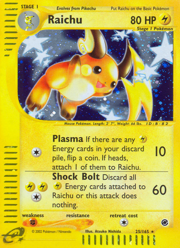 Raichu (25/165) [Expedition: Base Set] - Destination Retro