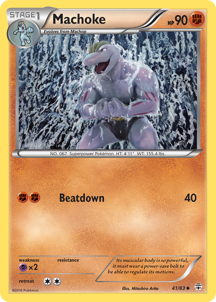 Machoke (41/83) [XY: Generations] - Destination Retro