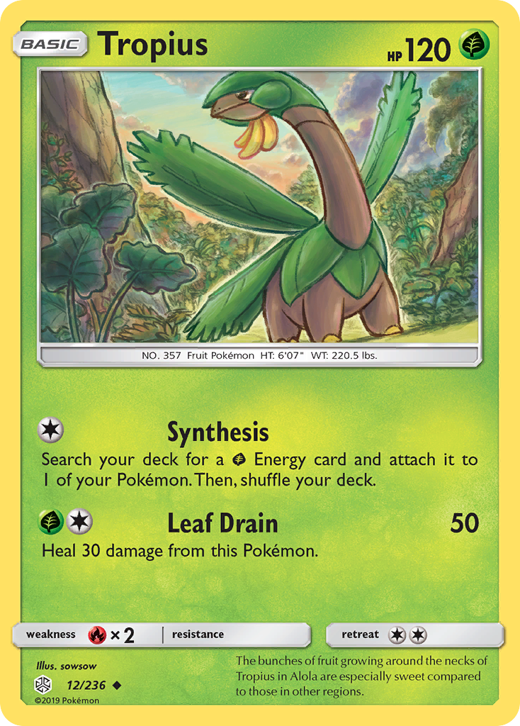Tropius (12/236) [Sun & Moon: Cosmic Eclipse] - Destination Retro