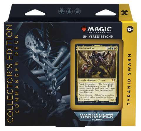MTG - WARHAMMER 40,000 COMMANDER DECK - COLLECTOR'S EDITION - TYRANID SWARM - Destination Retro
