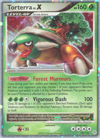 Torterra LV.X (122/130) [Diamond & Pearl: Base Set] - Destination Retro
