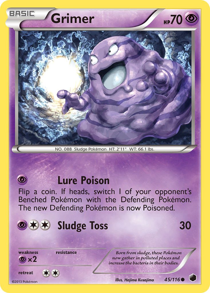 Grimer (45/116) [Black & White: Plasma Freeze] - Destination Retro
