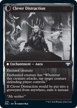 Distracting Geist // Clever Distraction [Innistrad: Double Feature] - Destination Retro