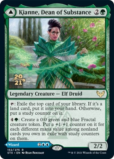 Kianne, Dean of Substance // Imbraham, Dean of Theory [Strixhaven: School of Mages Prerelease Promos] - Destination Retro