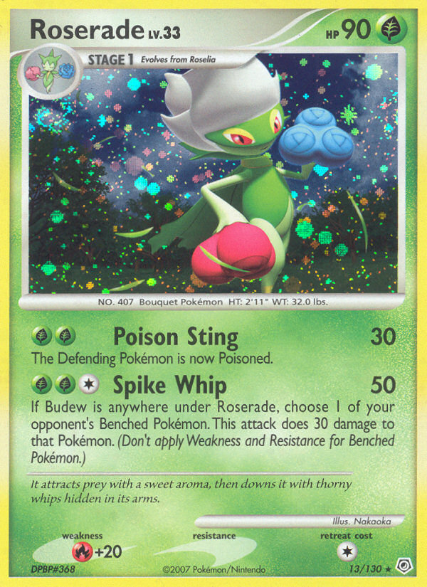 Roserade (13/130) [Diamond & Pearl: Base Set] - Destination Retro