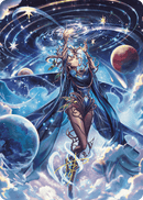 Omniscience Anime Art Card (Gold-Stamped Signature) [Wilds of Eldraine Art Series] - Destination Retro