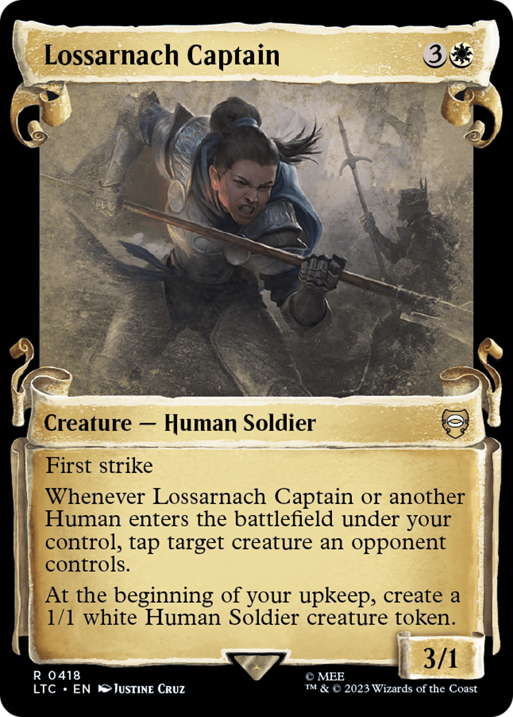 Lossarnach Captain [The Lord of the Rings: Tales of Middle-Earth Commander Showcase Scrolls] - Destination Retro
