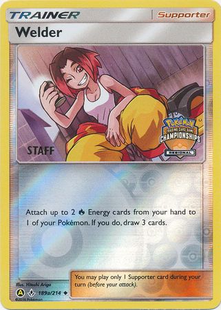 Welder (189a/214) (Regional Championship Promo Staff) [Sun & Moon: Unbroken Bonds] - Destination Retro