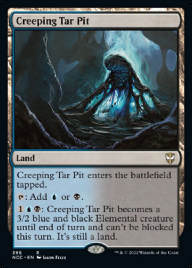 Creeping Tar Pit [Streets of New Capenna Commander] - Destination Retro