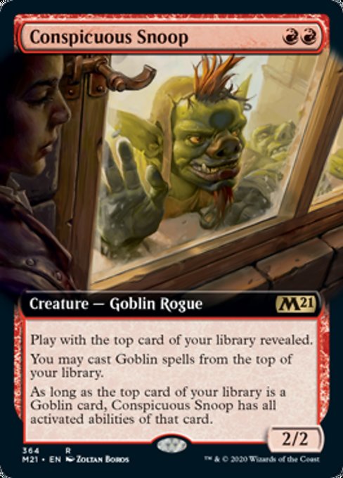 Conspicuous Snoop (Extended Art) [Core Set 2021] - Destination Retro