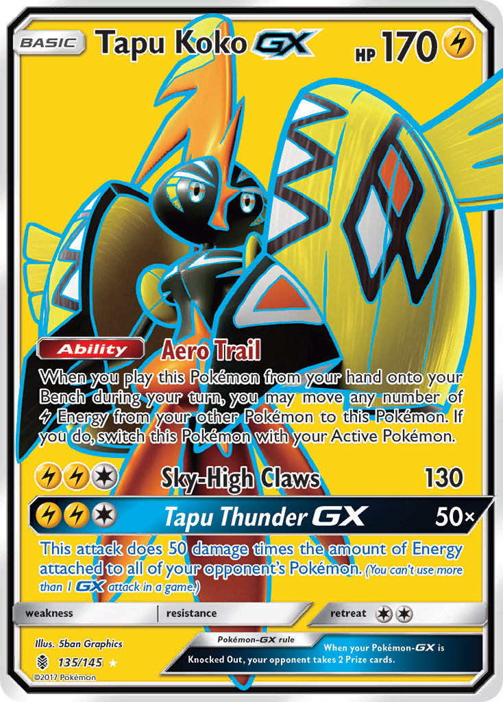Tapu Koko GX (135/145) [Sun & Moon: Guardians Rising] - Destination Retro