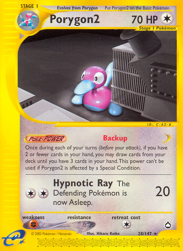 Porygon2 (28/147) [Aquapolis] - Destination Retro
