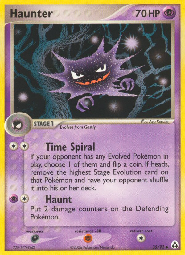 Haunter (35/92) [EX: Legend Maker] - Destination Retro