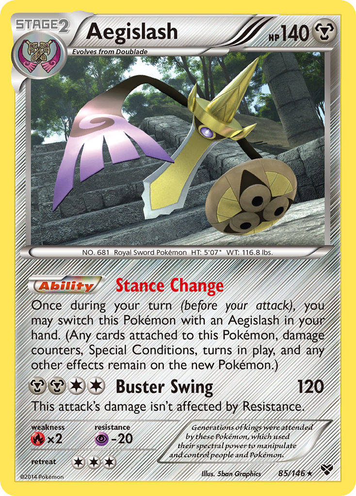 Aegislash (85/146) [XY: Base Set] - Destination Retro