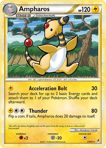 Ampharos (23/95) [Call of Legends] - Destination Retro
