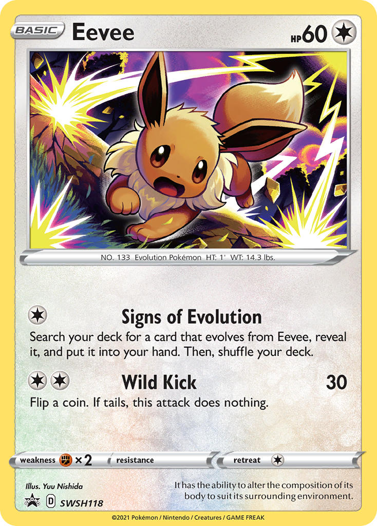 Eevee (SWSH118) [Sword & Shield: Black Star Promos] - Destination Retro