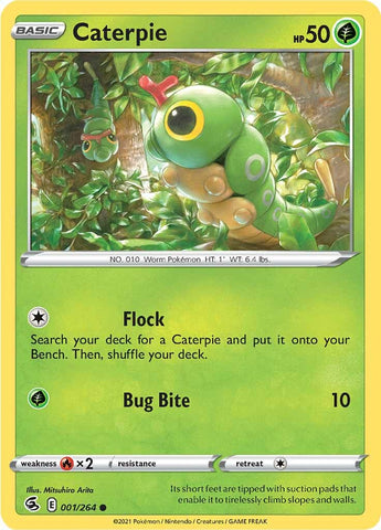 Caterpie (001/264) [Sword & Shield: Fusion Strike] - Destination Retro