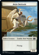 Drake // Aven Initiate Double-sided Token [Double Masters 2022 Tokens] - Destination Retro
