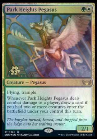Park Heights Pegasus [Streets of New Capenna Prerelease Promos] - Destination Retro