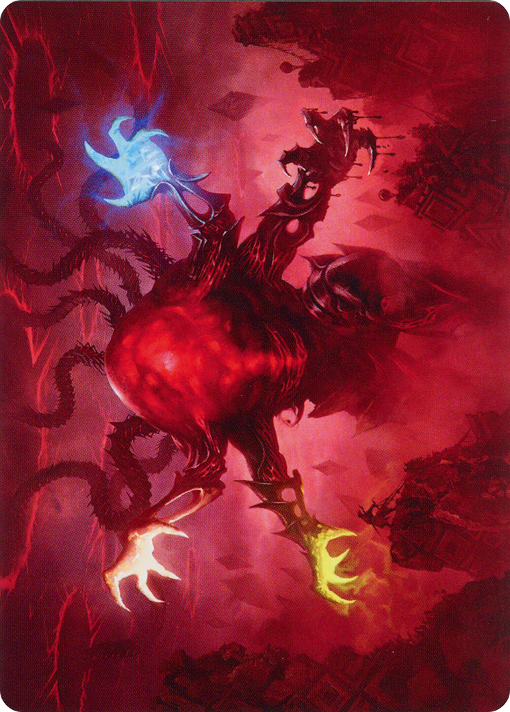 Omnath, Locus of All Art Card (51) [March of the Machine Art Series] - Destination Retro