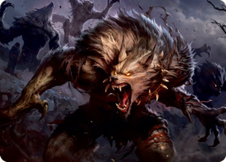 Village Reavers Art Card [Innistrad: Midnight Hunt Art Series] - Destination Retro