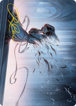 Fading Hope Art Card (Gold-Stamped Signature) [Innistrad: Midnight Hunt Art Series] - Destination Retro