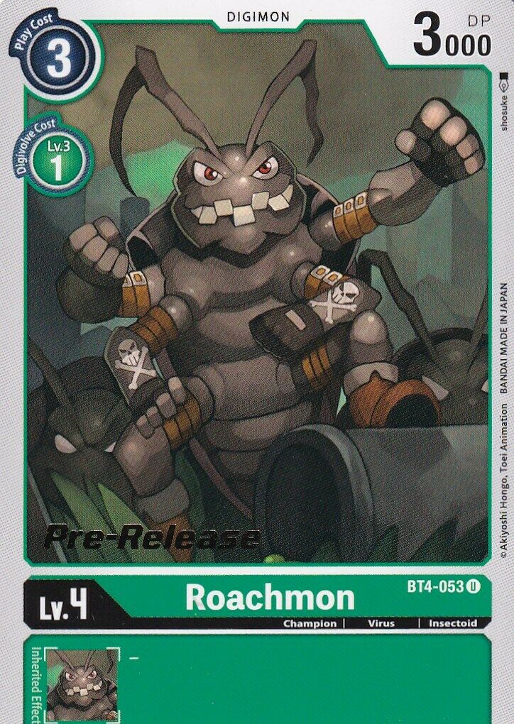 Roachmon [BT4-053] [Great Legend Pre-Release Promos] - Destination Retro
