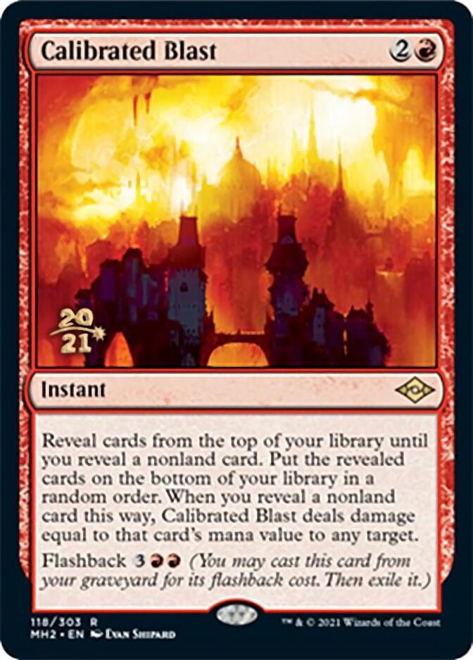 Calibrated Blast [Modern Horizons 2 Prerelease Promos] - Destination Retro