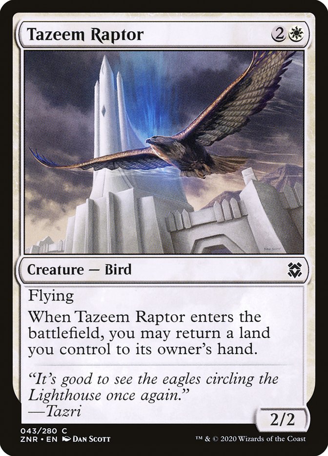 Tazeem Raptor [Zendikar Rising] - Destination Retro