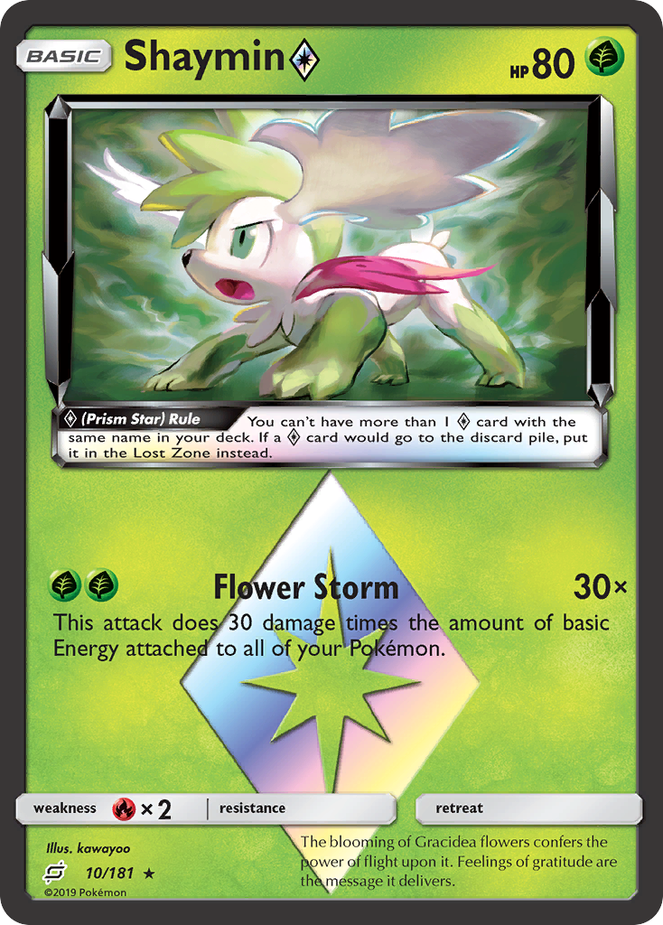 Shaymin (10/181) (Prism Star) [Sun & Moon: Team Up] - Destination Retro