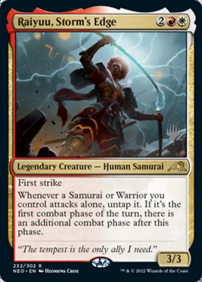 Raiyuu, Storm's Edge (Promo Pack) [Kamigawa: Neon Dynasty Promos] - Destination Retro