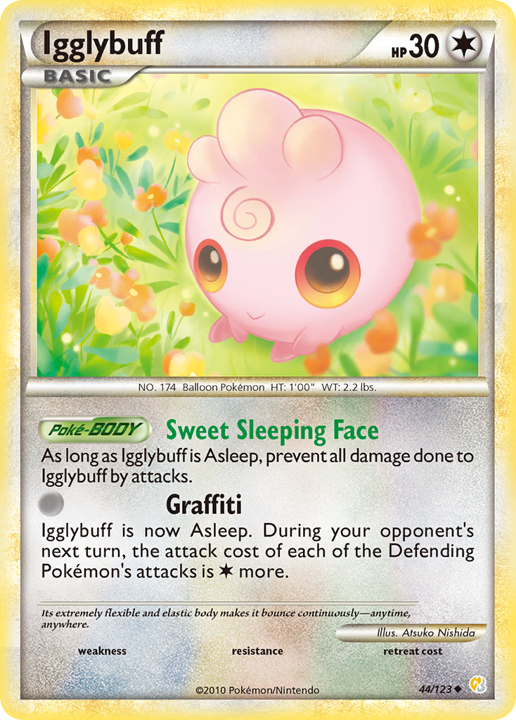 Igglybuff (44/123) [HeartGold & SoulSilver: Base Set] - Destination Retro