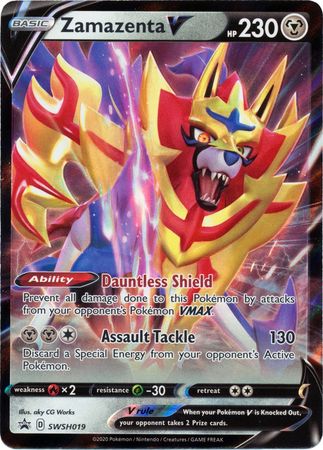 Zamazenta V (SWSH019) [Sword & Shield: Black Star Promos] - Destination Retro