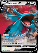 Salamence V (143/189) [Sword & Shield: Darkness Ablaze] - Destination Retro