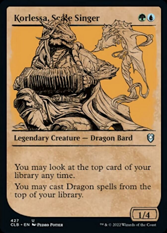 Korlessa, Scale Singer (Showcase) [Commander Legends: Battle for Baldur's Gate] - Destination Retro