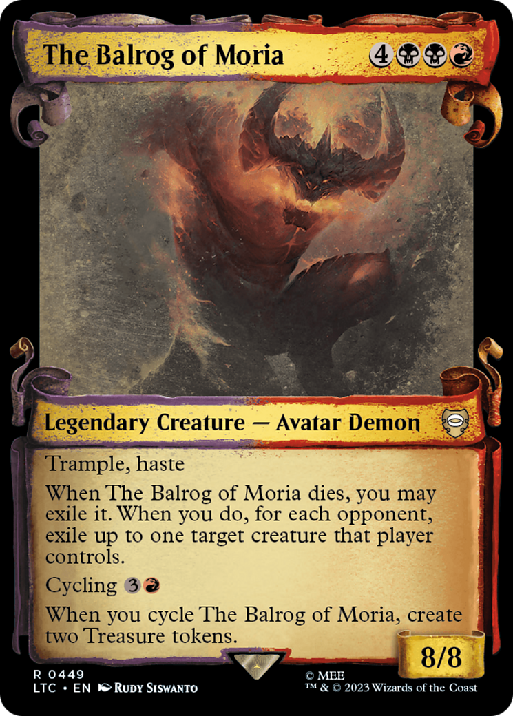 The Balrog of Moria [The Lord of the Rings: Tales of Middle-Earth Commander Showcase Scrolls] - Destination Retro