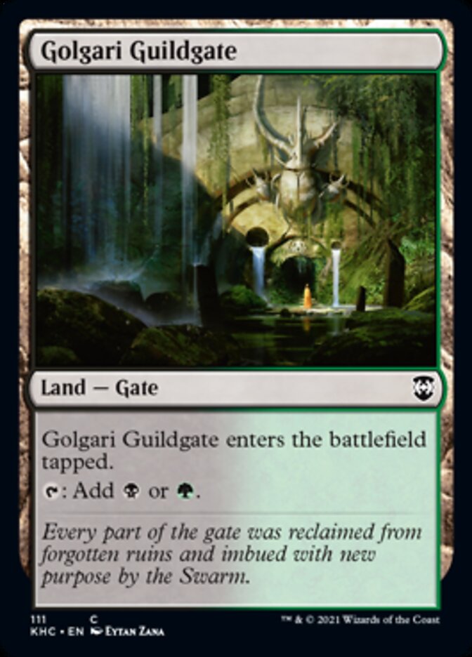 Golgari Guildgate [Kaldheim Commander] - Destination Retro