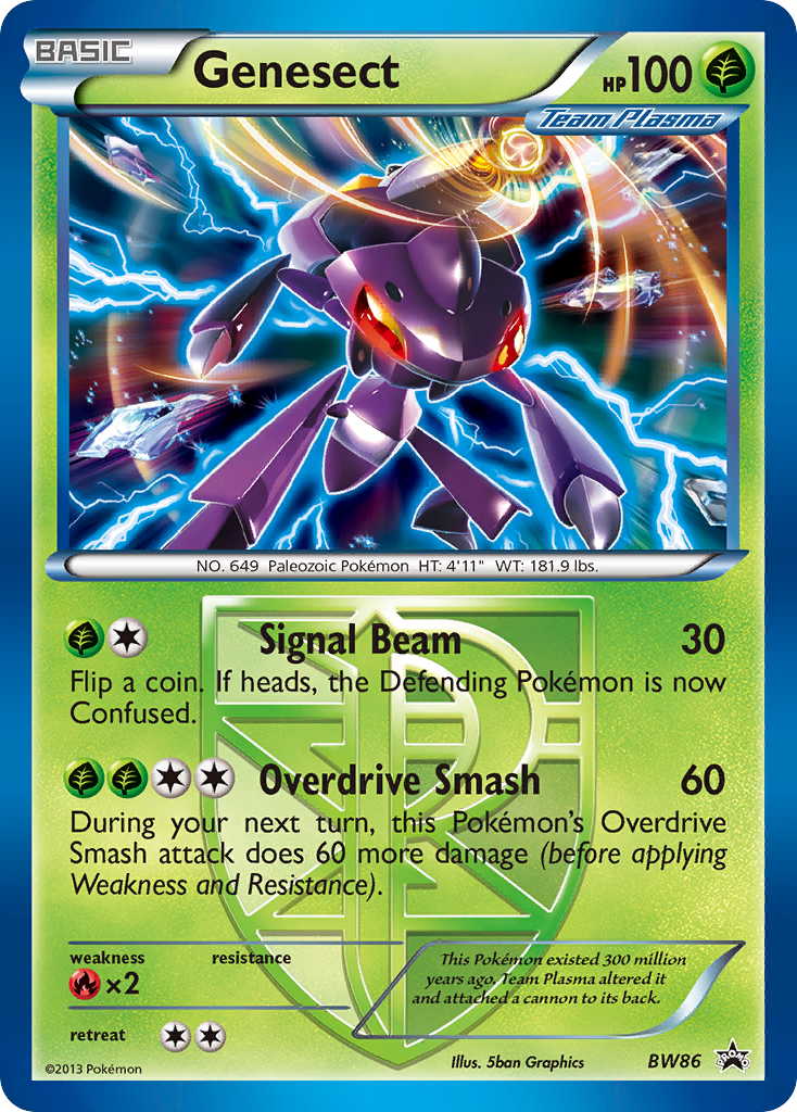 Genesect (BW86) (Team Plasma) [Black & White: Black Star Promos] - Destination Retro